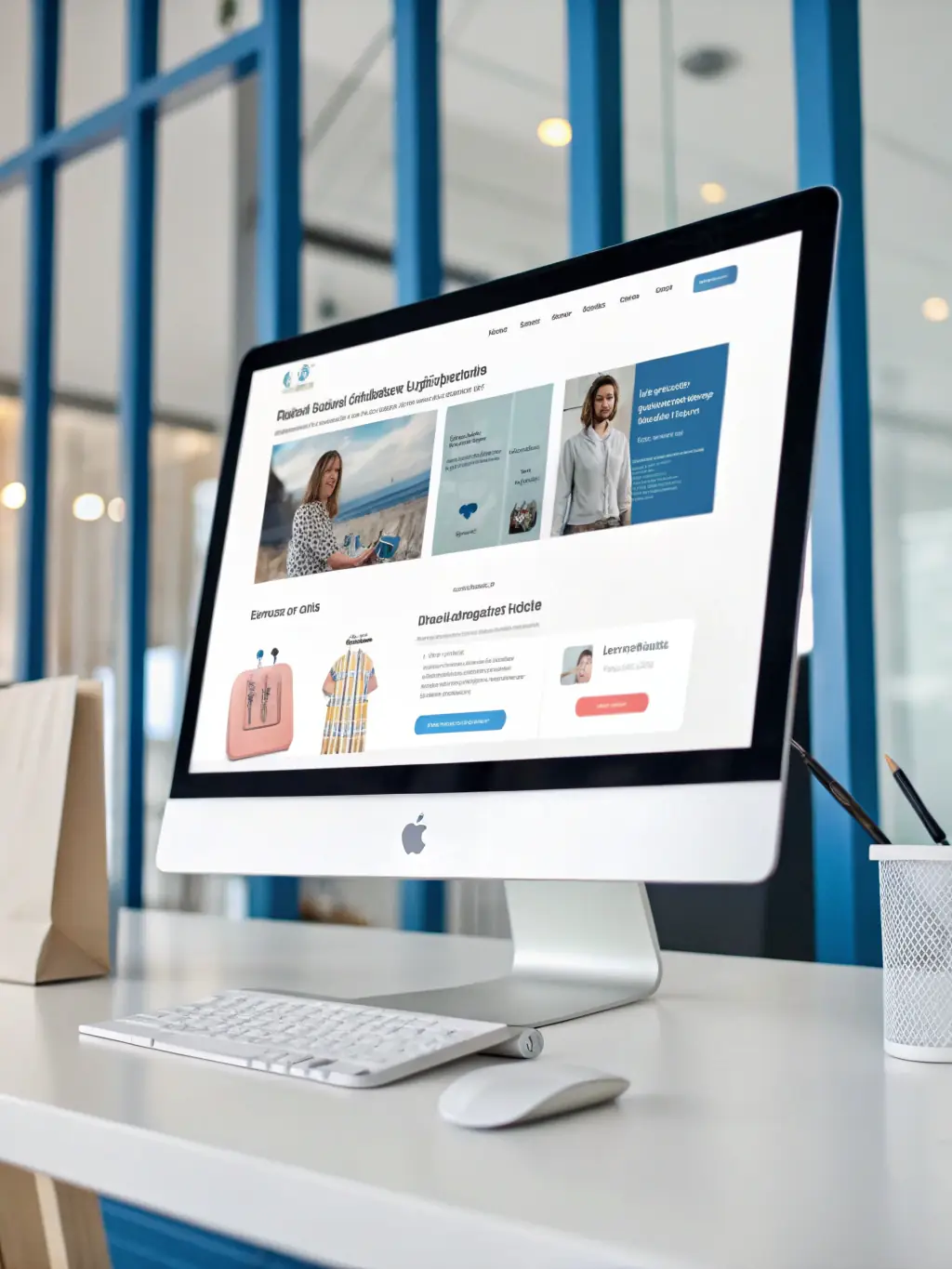 An e-commerce website example showcasing the Premium Website Package, emphasizing its advanced features and comprehensive support for online sales.