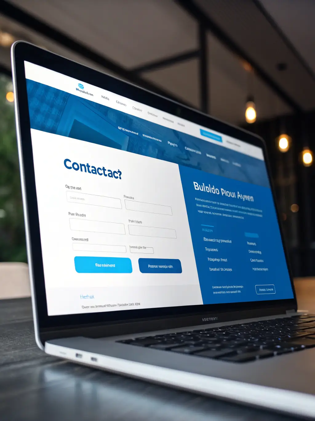 A professional, modern website design showcasing the key features of the Basic Website Package, emphasizing its affordability and ease of use for small businesses.