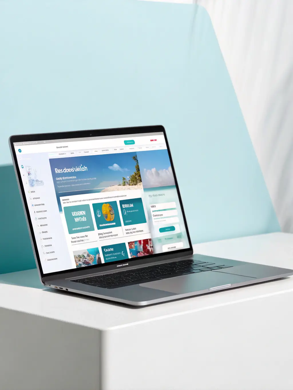A visually appealing website design demonstrating the Standard Website Package, highlighting its custom design and SEO optimization features.