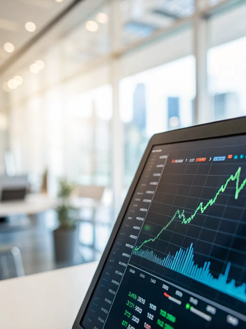 A graph trending upwards, representing the positive impact of SEO on website traffic and online visibility for small businesses, leading to increased leads and sales.